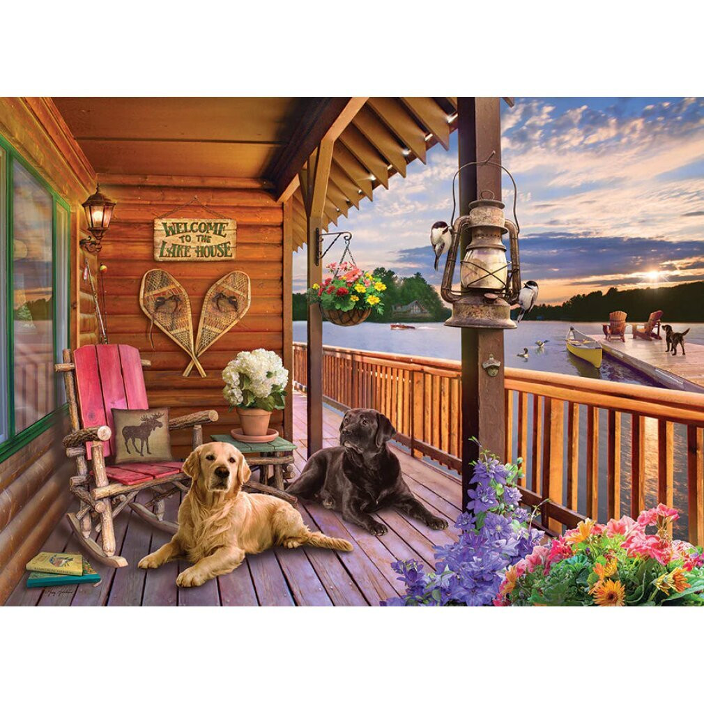 Cobble Hill Lake House 1000 stukjes puzzel Landschap