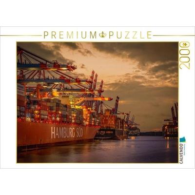 CALVENDO Puzzle Containerschiff Hamburg Süd und MSC Irene | 2000 Teile Lege-Größe 90 × 67 cm Foto-Puzzle für glückliche Stunden