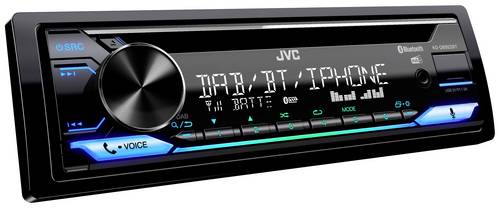 JVC KD-DB922BT Autoradio DAB+ Tuner, Anschluss für Lenkradfernbedienung, Bluetooth-Freisprecheinrichtung