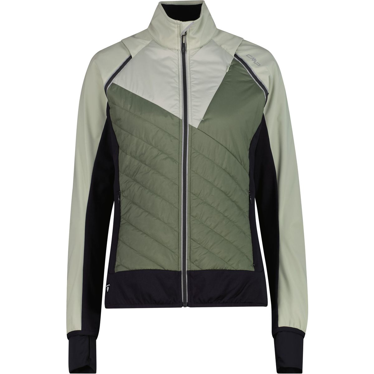 CMP Woman Jacket With Detachable Sleeves pistacchio (F406) 44 30A2276-F406-44