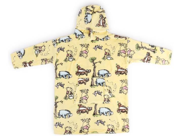 Wohndecke DISNEY Winnie the Pooh All is Sweet , gelb, B:60cm L:81cm, Polyester, Wohndecken, Wohndecke