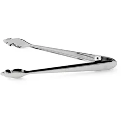COMAS - Professionelle Edelstahl-Eiszange mit Feder, 19 cm