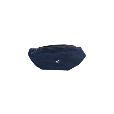 Gürteltasche CLEPTOMANICX "Hipbag Healer Cord", Gr. B/H/T: 6cm x 12cm x 25cm, blau (dunkelblau), Baumwolle, unifarben, Taschen Gürteltasche, mit verstellbarem Tragegurt