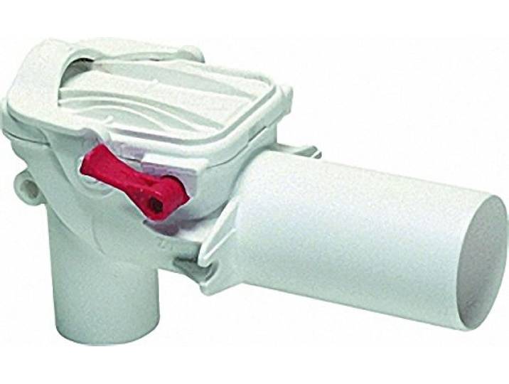FOXCUP Kessel-Rückstauverschluss 73051 Siphon aus Kunststoff DN50, Rückschlagventil