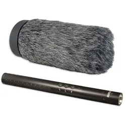 RØDE Mikrofon NTG-4 Richtmikrofon mit keepdrum Fell-Windschutz, Mikrofon