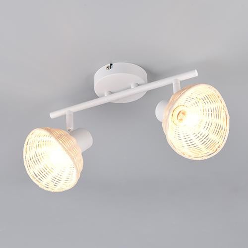 Trio Calvi Plafondlamp Dubbel Wit