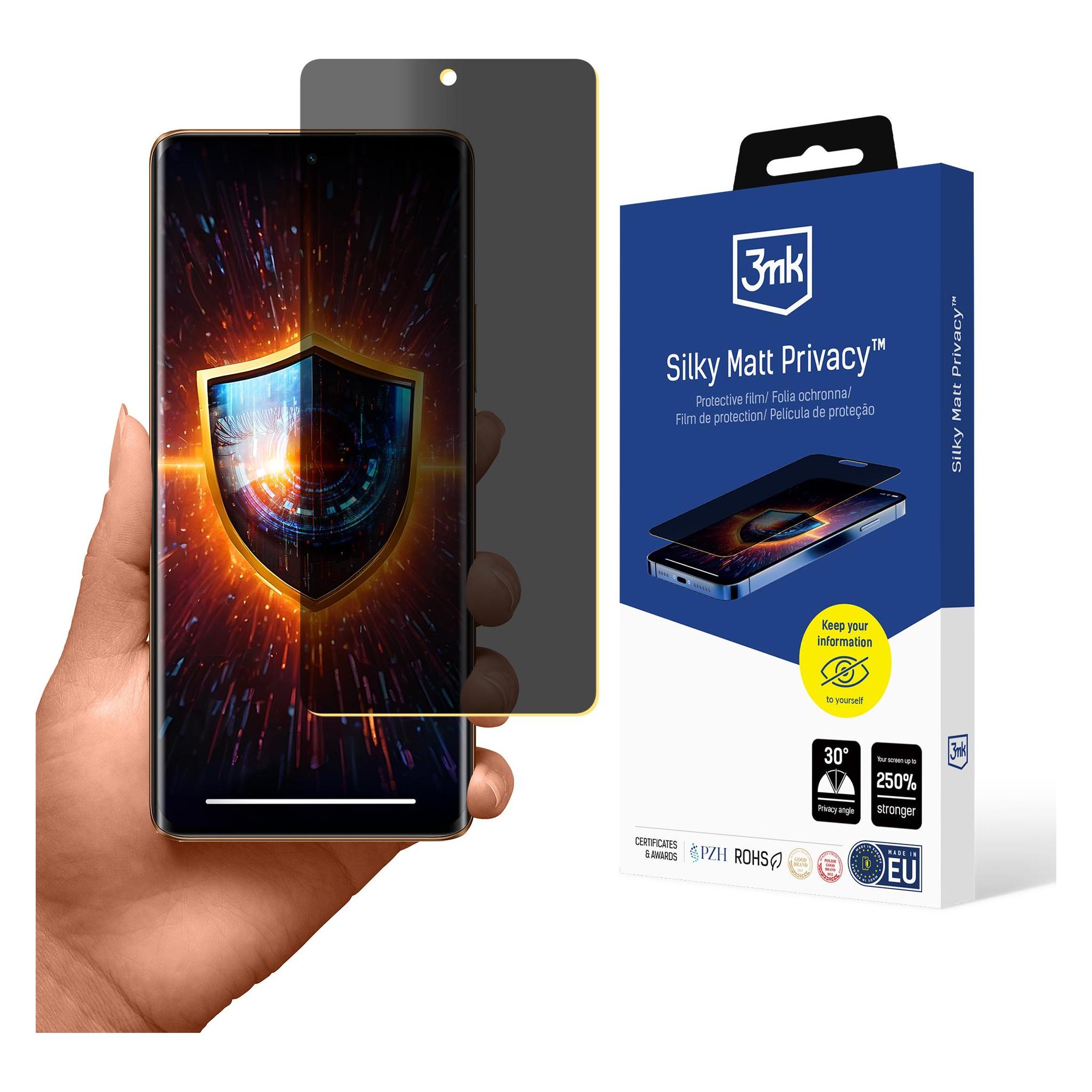 3MK Realme 11 Pro / 11 Pro+ - Silky Matt Privacy (Realme 11 Pro, Realme 11 Pro+) (W-3SlMatPv-Rel11PP+)
