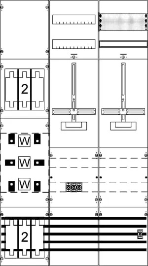 Striebel Mess-u.Wandlerfeld KA4285 kpl.H5/B2 2CPX035093R9999