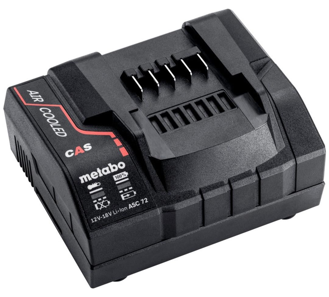 Metabo acculader ASC 72, 12 tot 18 Volt, met koeling van de accupack