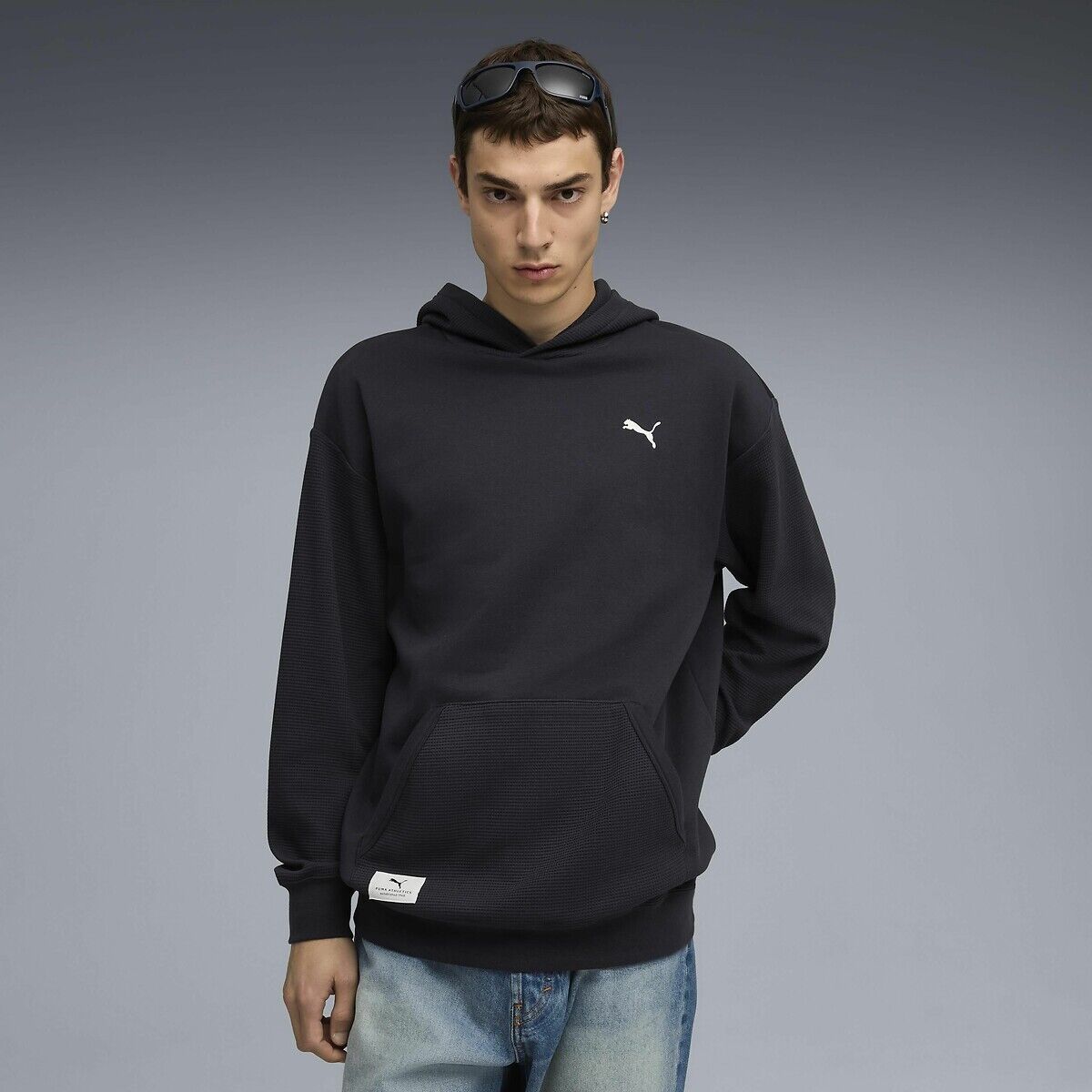 PUMA Sweat à capuche double matière