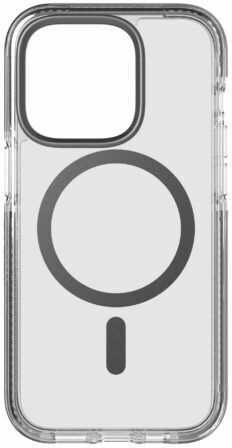 Apple Tech21 - Evo Crystal MagSafe iPhone 14 Pro Cover - Clear / Graphite Black