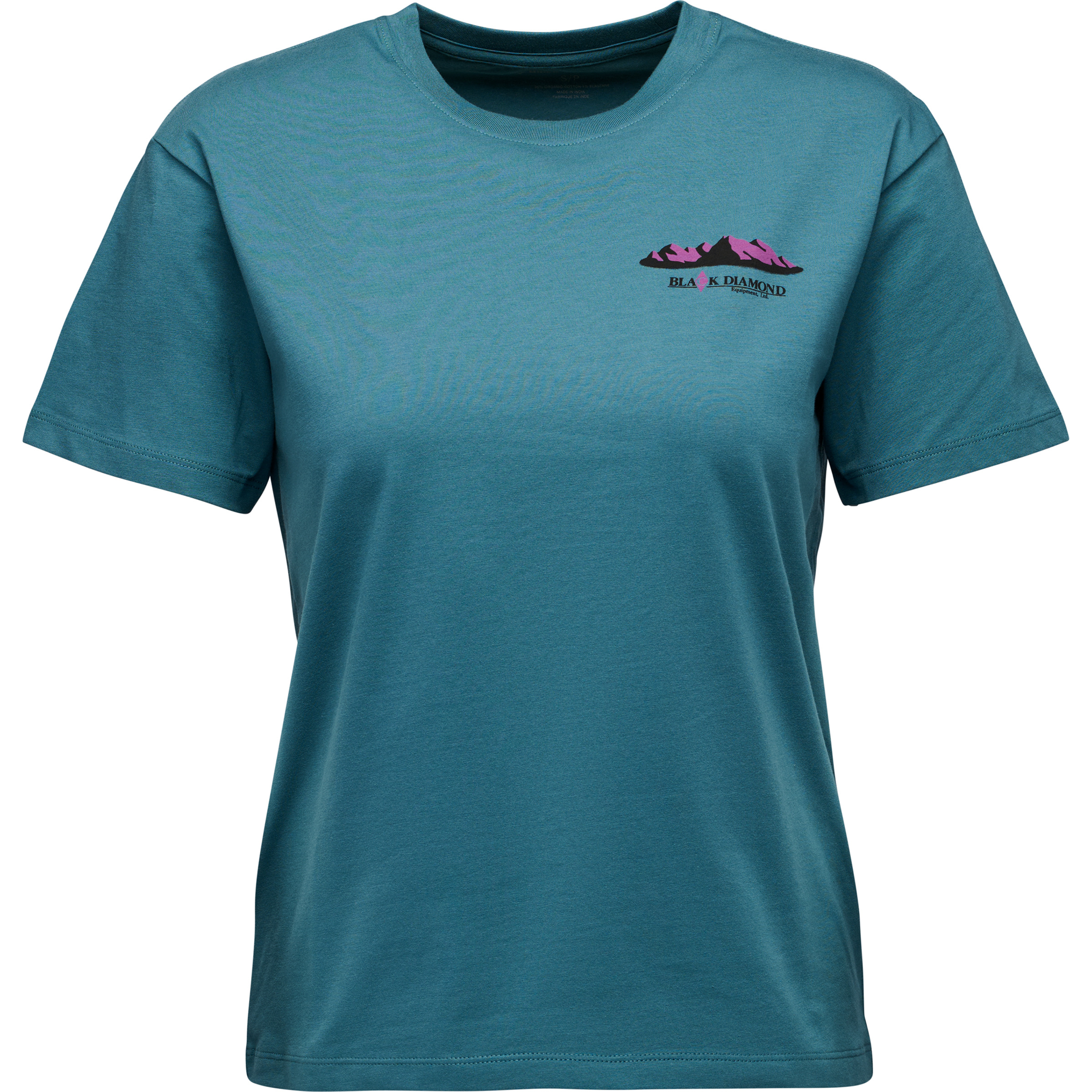 Black Diamond Mountainscape Damen T-Shirts blau Größe XL Lifestyle Elastisch