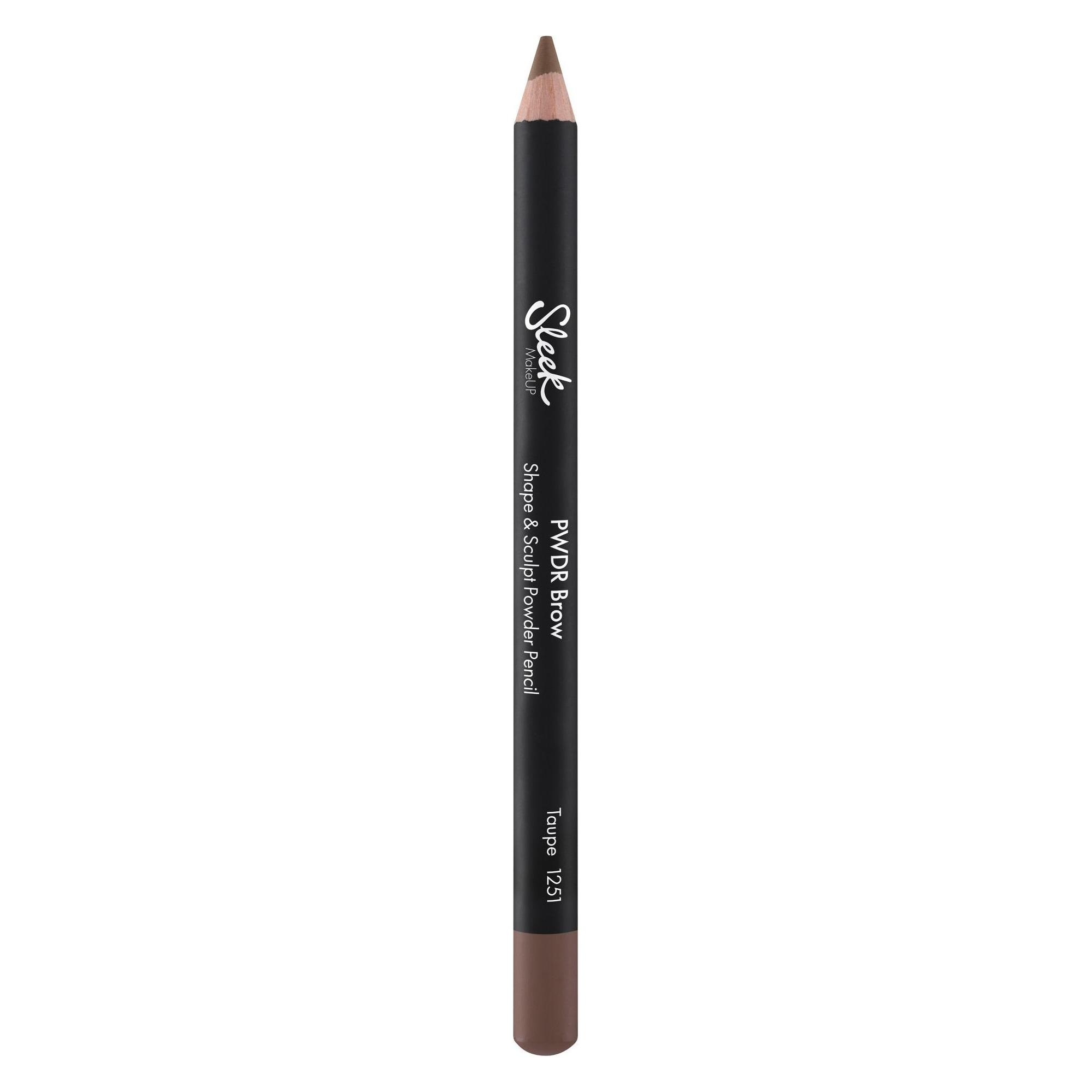 Sleek MakeUP PWDER BROW shape & sculpt pencil #Taupe (Taupe) (5029724143607)