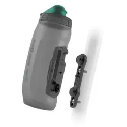 FIDLOCK Trinkflaschen Set TWIST antibacterial inkl. bike base transparent schwar...