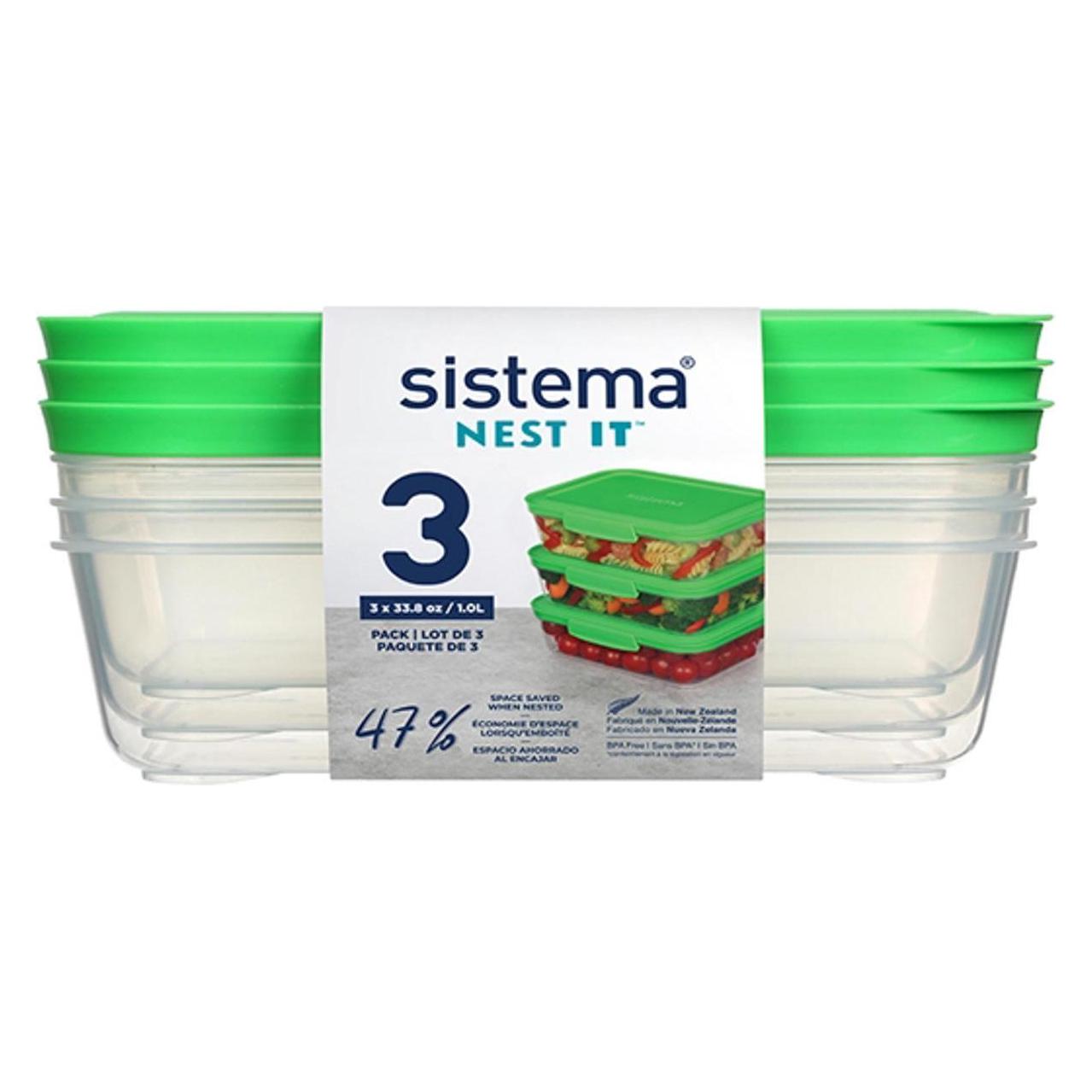 Sistema Meal Prep 3Pack 1l (1 l) (59123)
