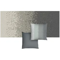 Outdoor-Teppich  Vivid-Set , schwarz , Synthetische Fasern , Maße (cm): B: 80