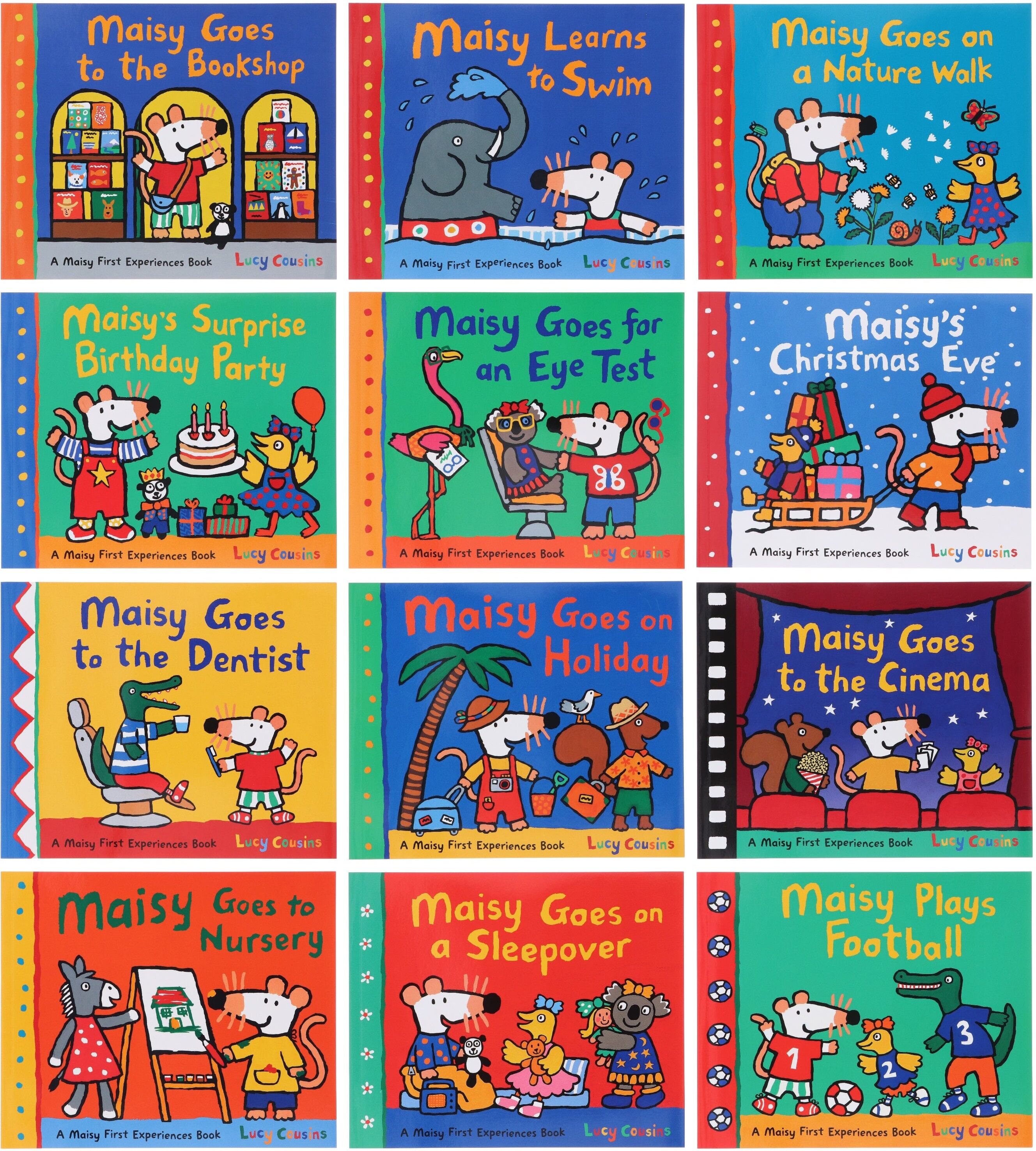 Maisy First Experiences (Set 1) By Lucy Cousins 12 Books Children Collection Set - Ages 2-5 - Paperback Walker Books Ltd