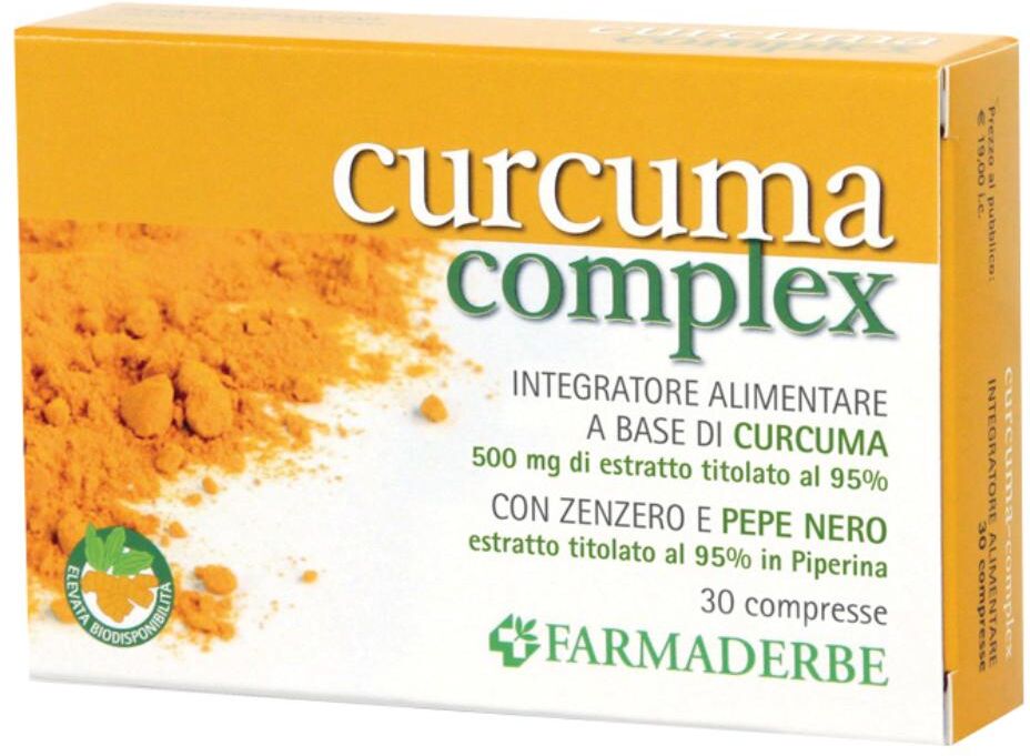 FARMADERBE Srl CURCUMA 2 BLISTER DA 15 COMPRESSE