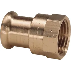 Rotguss Pressfitting M-Kontur Übergangsstück i/i 18x3/4" IG Typ 6270g