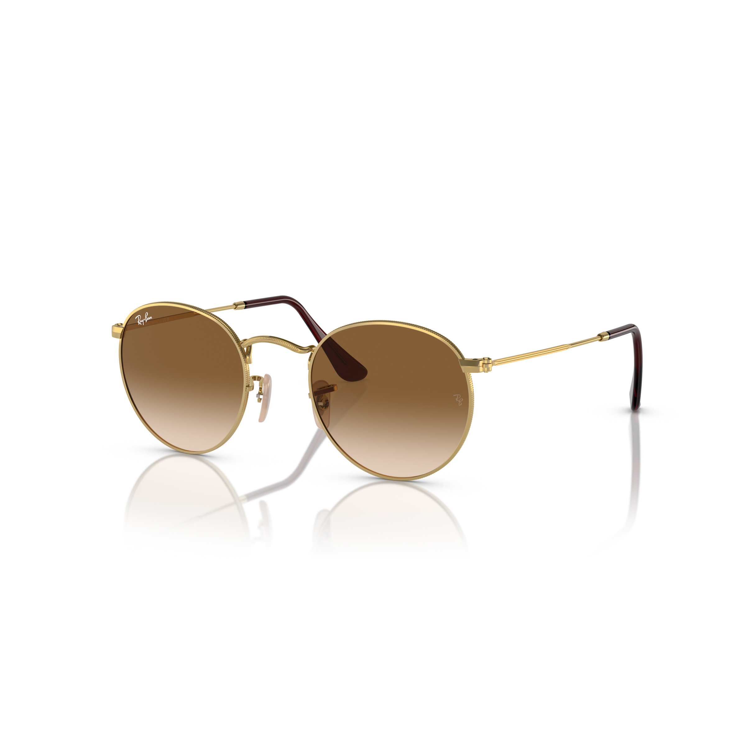Ray Ban Round Metal Sonnenbrille Sonnenbrillen braun Lifestyle