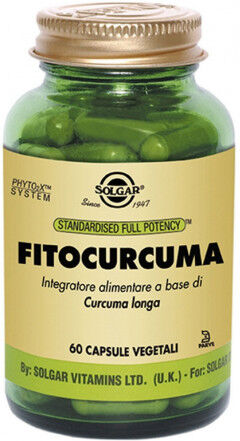 SOLGAR IT. MULTINUTRIENT SpA Solgar - Fitocurcuma 60 Capsule Vegetali per Benessere Articolare e Antiossidante