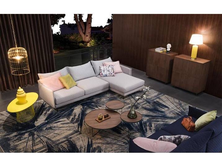Xlmoebel Ecksofa Italienisches Design Eckcouch in L-Form mit Stoffbezug, Ecksofa, Hergestellt in Europa