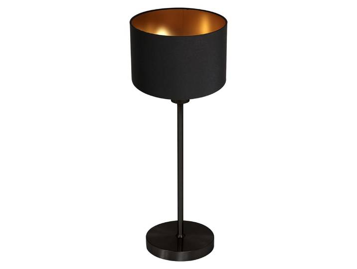 Lampe de table - noir - NOOR - métal textile - lampe de chevet - E27 - 4418ZW - Mexlite