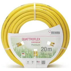 Rehau, Gartenschlauch, Wasserschlauch Quattroflex Länge 50 m ( 4000000785 ) (50 m, 25 mm)