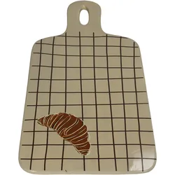 Tablett CROISSANT (LBH 40,50x23x1,50 cm) - beige - LBH 40,50x23x1,50 cm