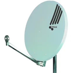 Triax Hit FESAT 65 10,7 (Parabolantenne, 36 dB, UKW / MW / LW), SAT Spiegel + SAT Antennen, Grau