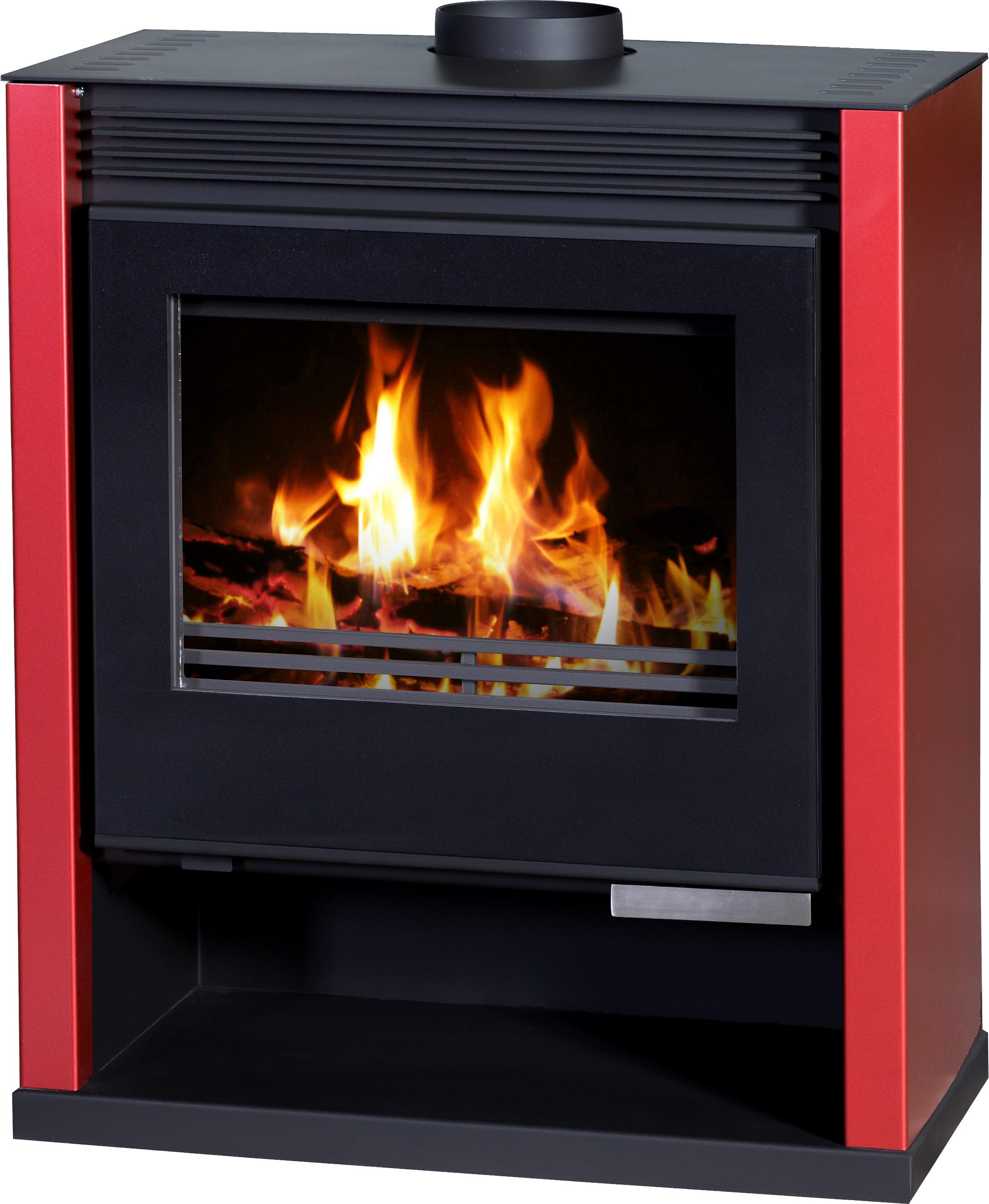 Kaminofen Victoria RUBIN LUX ROT BImSchV Stufe 2