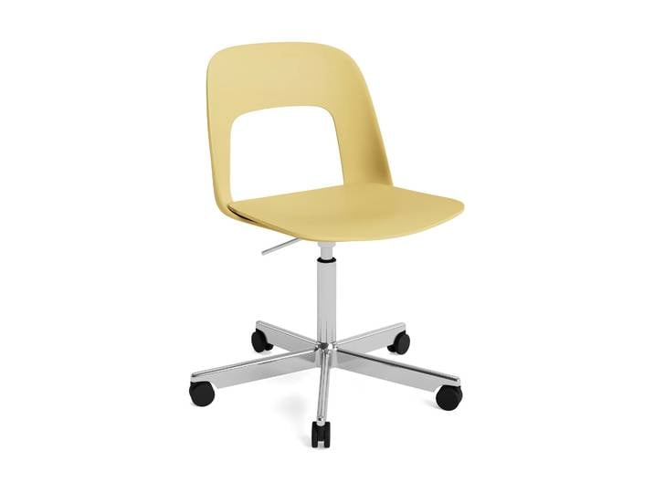 HAY Layout Chair 141 Stuhl Biscotti-polerad aluminium