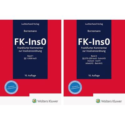 FK-InsO - Kommentar, Band 1 und 2, Gebundene Ausgabe von , Hermann Luchterhand Verlag, 978-3-472-09884-3