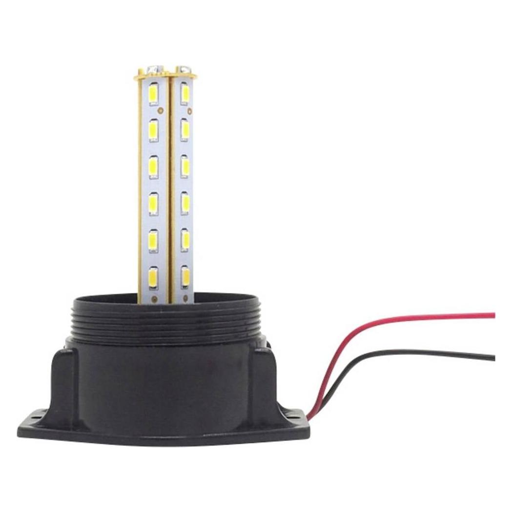 Wetech Warnblinkleuchte WT-3007 12 V/DC, 24 V/DC Schraubmontage Orange (WT-3007)