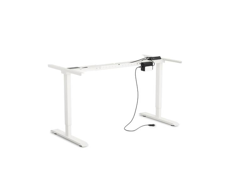 Tischgestell Stehpult elektrisch weiss 140 - 160 cm