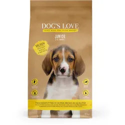 Dog's Love Junior Huhn Hundetrockenfutter Sparpaket 2 x 12 Kilogramm