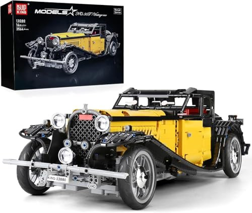 Mould King 13080 Oldtimer Techniek-bouwpakket, Groen, 3564 bouwstenen