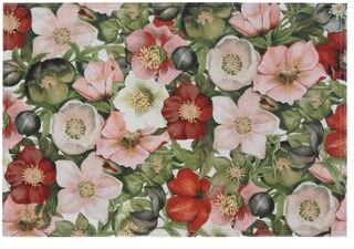 "Laural Home Vintage Petals Placemat Set of 4 - 13"" x 19"""