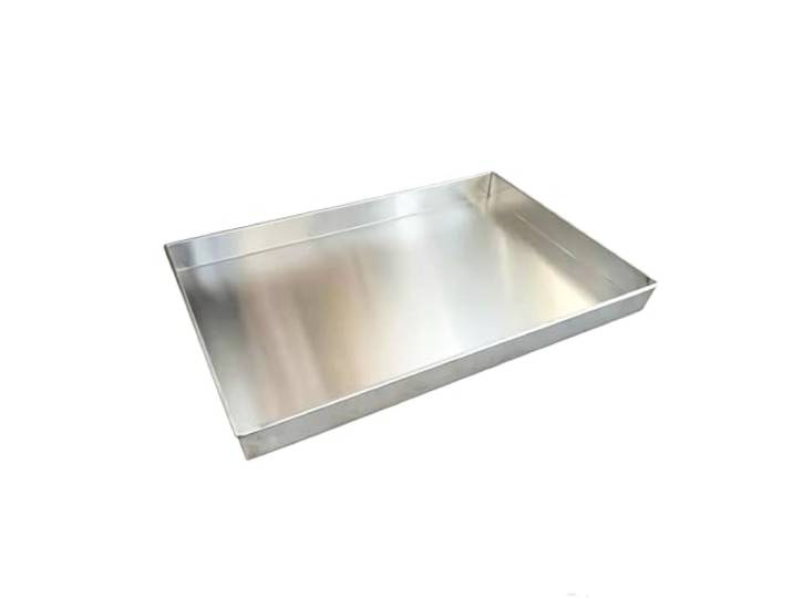 Auffangschale aus Edelstahl 201 ölwanne Auffangwanne Kondensatwanne Universelle Auffangschale Einem Stück Geschweißt für Kühlschrank Warmwasserbereiter(100*50*5cm/39*20*2in)