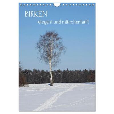 Birken - elegant und märchenhaft (Wandkalender 2027 DIN A4 hoch), CALVENDO Monatskalender