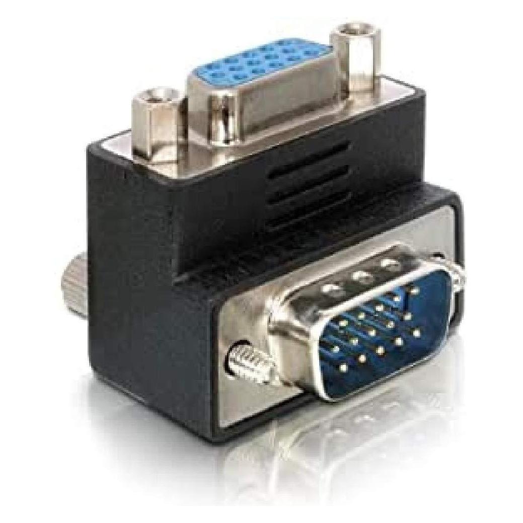 Delock Adapter VGA Stecker auf VGA Buchse 90ø (VGA, VGA) (65171)