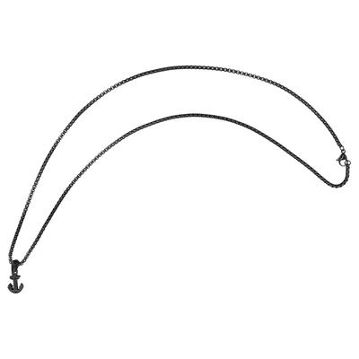 Kette ohne Anhänger ADELIA´S "Halskette mit Anhänger – aus Edelstahl", schwarz, Halsketten, Damen, 60cm, Edelstahl, Perfekt zum Verschenken an besondere Menschen