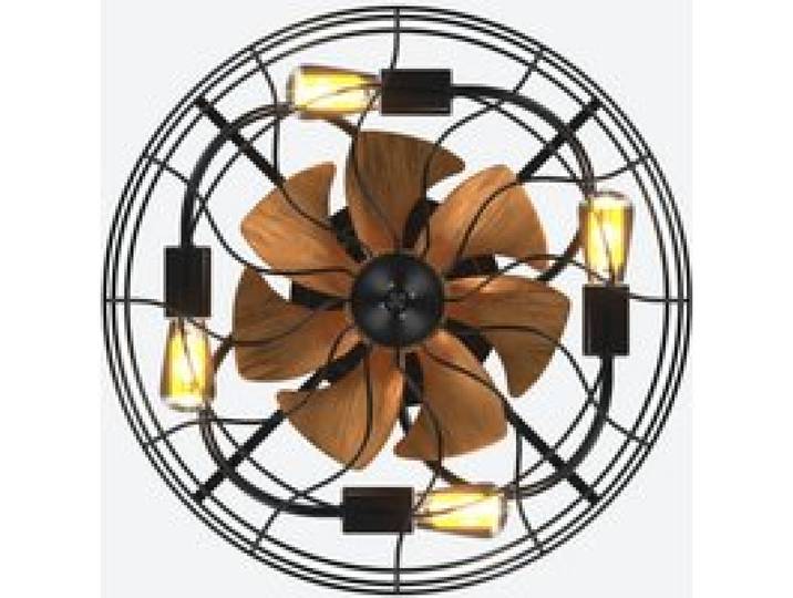 Ventilateur plafond silencieux industriel 20 pouces intérieur design plat 7 pales télécommande et éclairage intégré