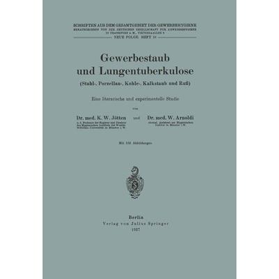 Gewerbestaub und Lungentuberkulose (Stahl-, Porzellan-, Kohle-, Kalkstaub und Ruß) Eine literarische und experimentelle Studie, Taschenbuch von K.W.