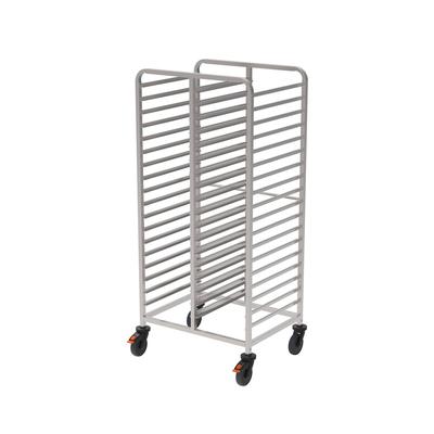 Rieber GN-Regalwagen 2 x 1/1, 4 Abweiserollen, 805 x 619 x 1641 mm