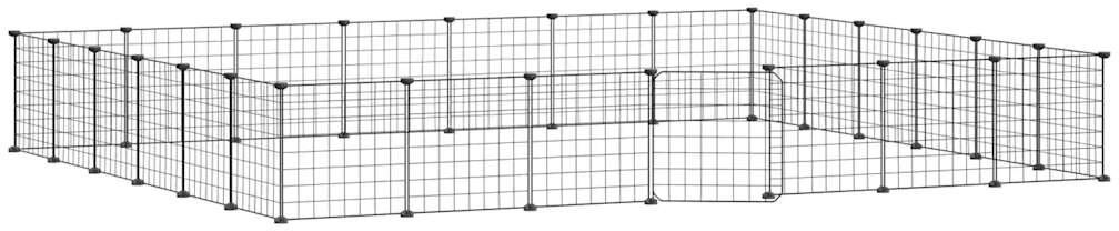 Archie & Oscar Cunningham Weather Resistant Rabbit Playpen Black 35 x 245 x 245 cm