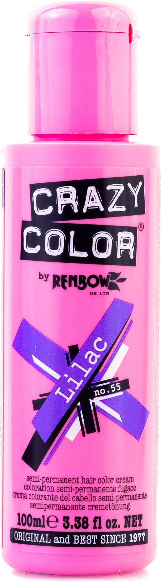 Crazy Color Tinte Capilar Semi Permanente 100 ml 55 Lilac