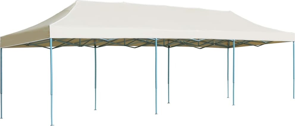 Faltzelt Pop-Up Partyzelt 3 x 9 m Creme
