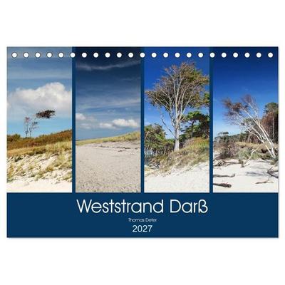 Weststrand Darß (Tischkalender 2027 DIN A5 quer), CALVENDO Monatskalender