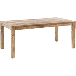 FineBuy, Esstisch, Esstisch Braun (70 x 120 x 76 cm)